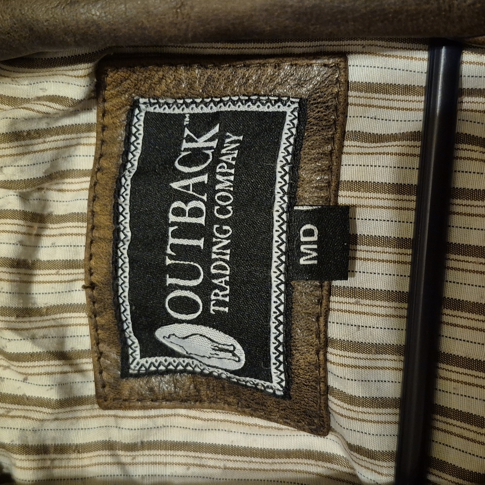 OutbackTrading Brown Leather Vest - Picture 3 of 5